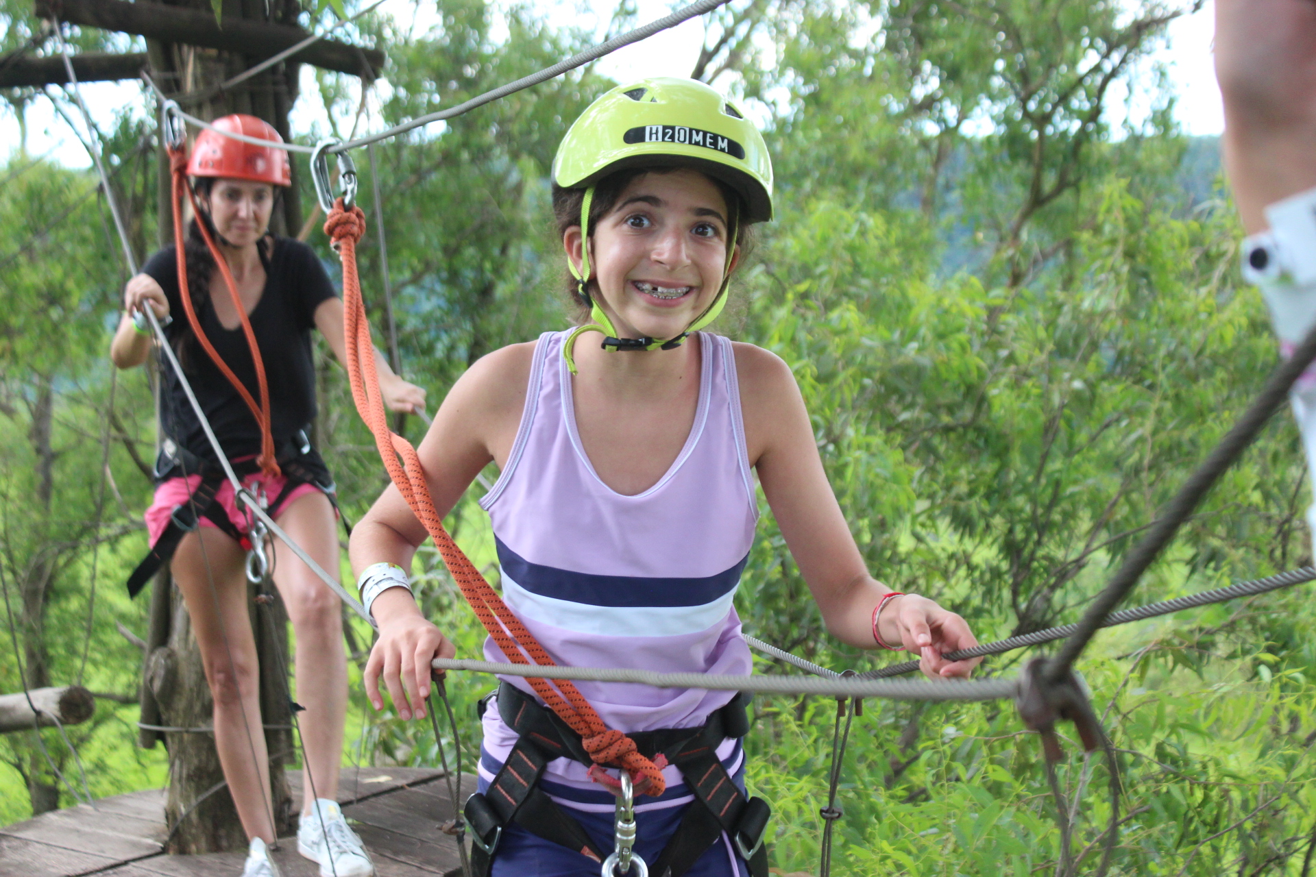 Zipline adventure with a smile
